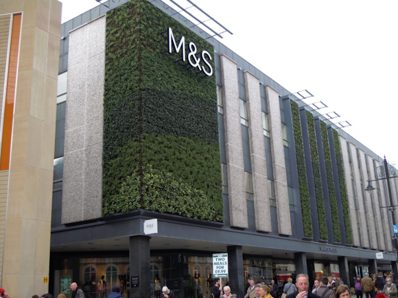 Supporting Marks and Spencer with a living wall installation
