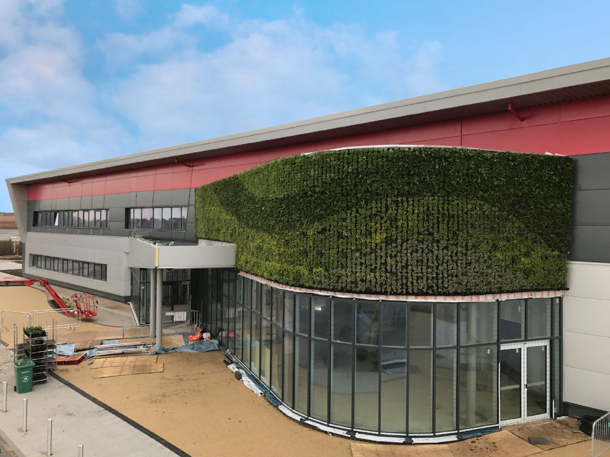 Living Wall At Blackpool and The Fylde College