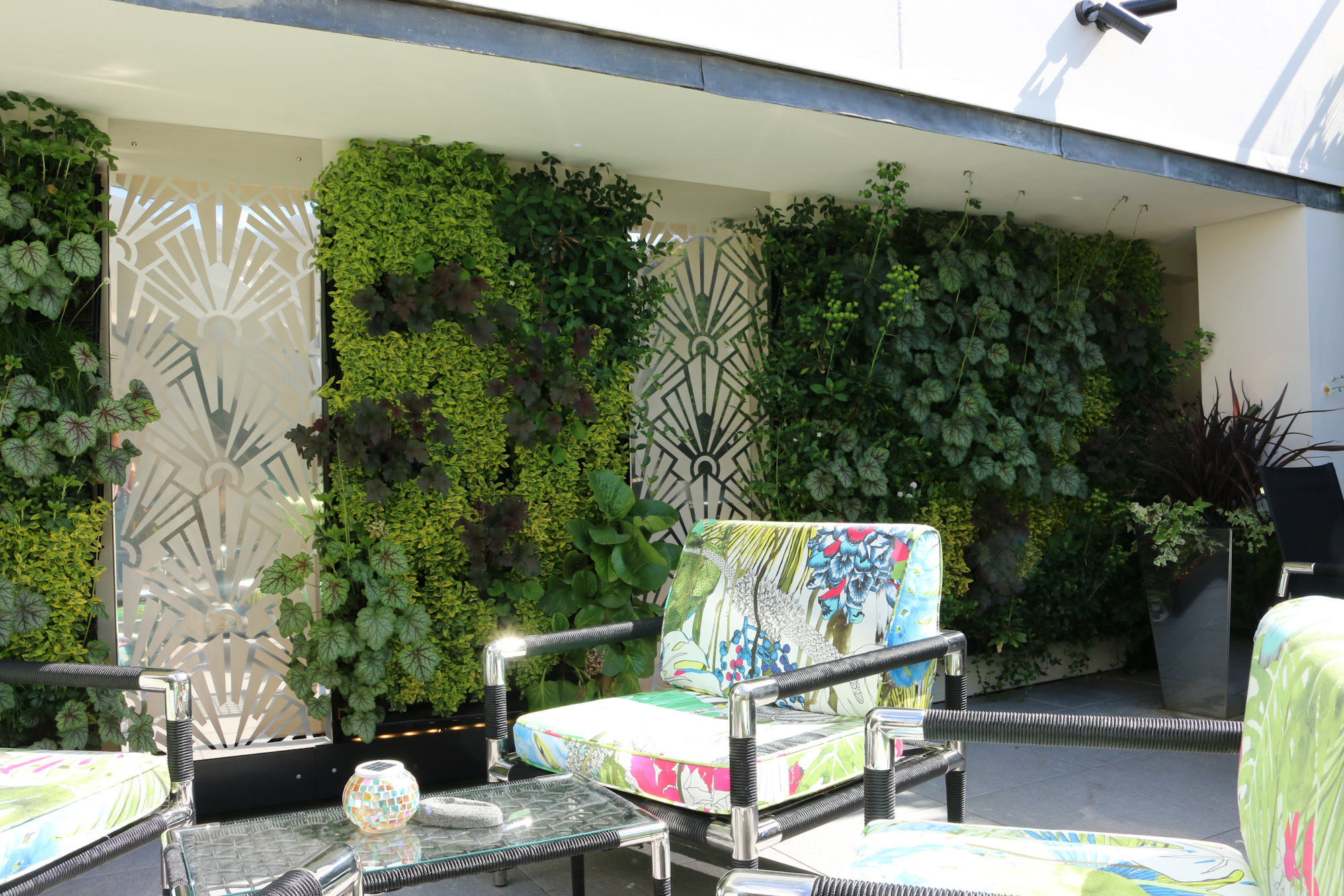 Living Walls In The Outdoor Living Area