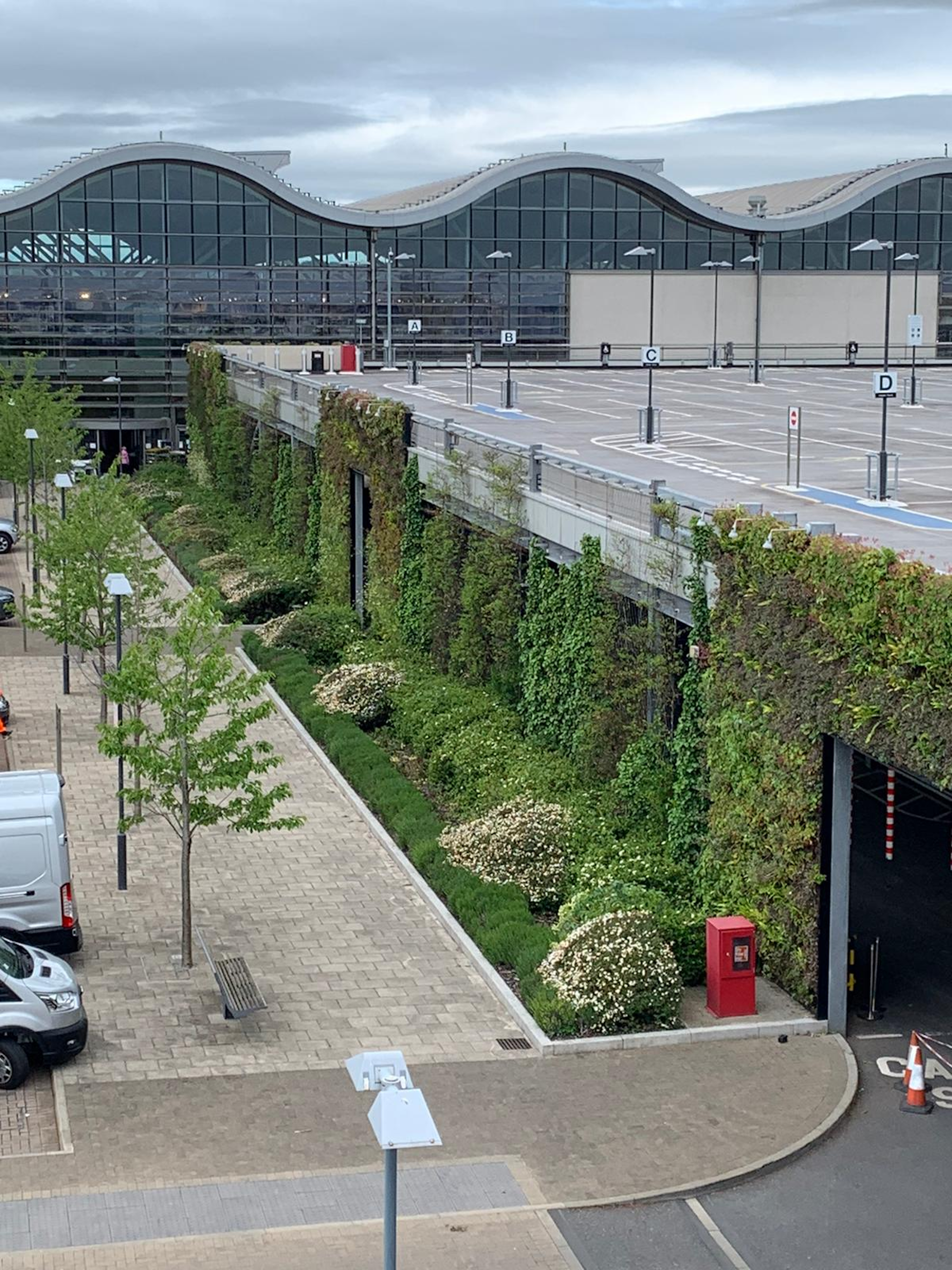 living walls plants and climbers at marks and spencer cheshire oaks