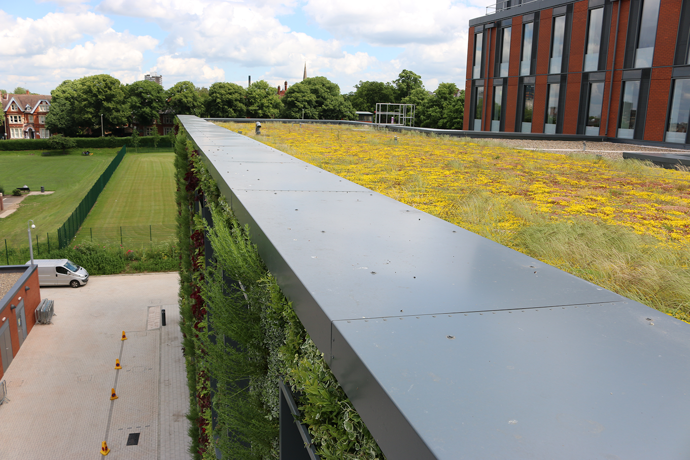 University of Leicester Green Roof and Living Wall